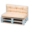 Saltele mobilier gradina cu butoni (Garden delux)