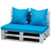 Set mobilier gradina cu 2 perne individuale