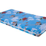 Saltea cu memorie Somnart Memory 60x120, inaltime 10 cm, pentru bebelusi si copii, husa impermeabila, fermitate medie, model aviator