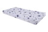 Saltea cu spuma poliuretanica Somnart Ortopedica 60x120, inaltime 10 cm, pentru bebelusi si copii, husa impermeabila, fermitate medie, model stars