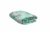 Set pilota primavara/vara si 2 perne Viseo Green Flowers SomnART, microfibra, 150 g/mp, 180x200 cm + 50x70 cm - imagine 3