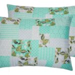 Set 2 perne Green Flowers, 50x70 cm