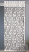 Perdea living, Freddy, pentru prindere pe teava, L140cm x H245, alb