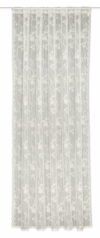 Perdea living, Marie, pentru prindere pe teava, L140 x H245, alb-bej