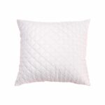 Perna matlasata Somnart, 70x70 cm, microfibra cu fibre de carbon