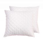 Set 2 perne matlasate Somnart, 70x70 cm, microfibra cu fibre de carbon