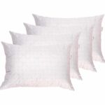 Set 4 perne matlasate Somnart, 50x70 cm, microfibra cu fibre de carbon