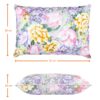 Perna SOMNART, 50x70 cm, umplutura pene 90%, puf 10%, bumbac 100%, model floral multicolor - imagine 2