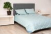 Set Pilota bumbac Somnart Bella 150x200cm 200g model biscuite + 1 perna bumbac Somnart Bella, 50x70cm, Gri - imagine 6
