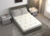 Saltea cu spuma poliuretanica SomnART FermiMax Aloe Vera 120x200, inaltime 15 cm, anatomica, husa lavabila si detasabila cu fermoar, rulata, fermitate ridicata