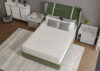 Saltea cu arcuri SomnART LETTO 160x190, inaltime 22 cm, ortopedica, husa matlasata, duritate medie-tare - imagine 4