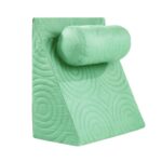 Perna Relax TV 60x68x30cm, ortopedica pentru citit, antireflux, cu husa detasabila, confortabila si rezistenta la spalari multiple la 40 grade, Vernil