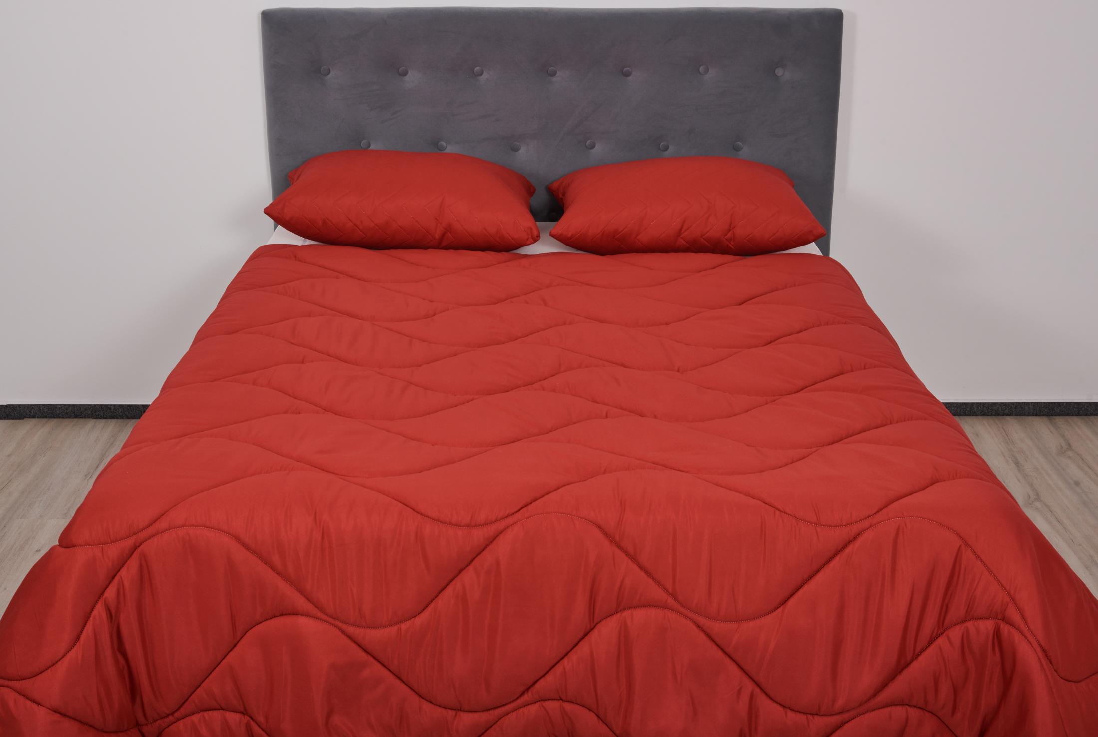 PIL.MAT_.300.180X200.ROSU-2.jpg Pilota microfibra SomnART Coral Rosie, Fill 300 g/mp, 150x200 cm - imagine 1