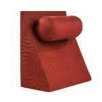 Perna Relax TV 60x68x30cm, ortopedica pentru citit, antireflux, cu husa detasabila, confortabila si rezistenta la spalari multiple la 40 grade, Rosu