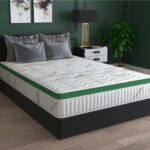 Saltea cu arcuri HypoallergenicMed Primo Protect 90x200, inaltime 23 cm, ortopedica, husa tratament antialergic,  fermitate mediu-tare, sistem aerisire 3D