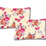 Set 2 Perne matlasate Belina, microfibra imprimata, 50x70 cm, Amore