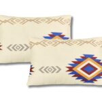 Set 2 Perne matlasate Belina, microfibra imprimata, 50x70 cm, Favorit