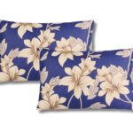 Set 2 Perne matlasate Belina, microfibra imprimata, 50x70 cm, Life Style