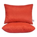 Set 2 Perne matlasate US, microfibra Rosie, 50x70 cm