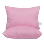 Set 2 Perne matlasate US, microfibra Sweet Liliac, 50x70 cm