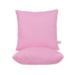 Set 2 Perne matlasate US, microfibra Sweet Liliac, 60x60 cm