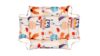 Set reductor bebe nest + paturica + pernuta pentru formarea capului bebelusului SomnArt, model bufnite, Crem - imagine 2