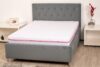 Saltea cu memorie Somnart Dream 90x200, inaltime 20 cm, ortopedica, husa detasabila cu fermoar, fermitate medie