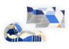 Set pilota Saphire, matlasata ata, fill 250gsm 180x200 + 2 perne Luxury Saphire, nematlasate 50x70