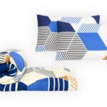 Set pilota Saphire, matlasata ata, fill 250gsm 200x220 + 2 perne Luxury Saphire, nematlasate 50x70