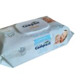 Servetele umede pentru bebelusi, cu capac, Ultra Compact Baby, soft, 72 buc/set