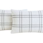 Set 2 Perne matlasate Belina Grid 50x70 cm, ed.limitata