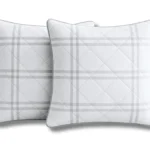 Set 2 Perne Somnart matlasate Grid Confort 60x60 cm
