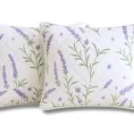 Set 2 Perne Somnart matlasate Lavanda Confort 60x60 cm