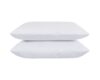 Set 2 Perne 50x70 Somnart Belina, microfibra, lavabile la masina, vidat, alb - imagine 2