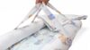 Set Baby Nest Somnart Cosulet bebelusi + Salteluta 42x84x2cm + Paturica 70x70cm, model Rachete - imagine 5