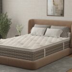 Saltea cu memorie Somnia DuoFlex 200×200, inaltime 27 cm, cu topper integrat, detasabil, fermitate mediu-tare