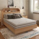 Saltea cu memorie Somnomed Antiacaria 90x200, inaltime 20 cm, pentru alergici, husa cu tratament antiacarian, rulata, fermitate medie