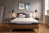 Saltea cu memorie si arcuri individuale Domine Tencel Ultra Pocket Multilayer 160x190, inaltime 24 cm, husa detasabila, fermitate medie