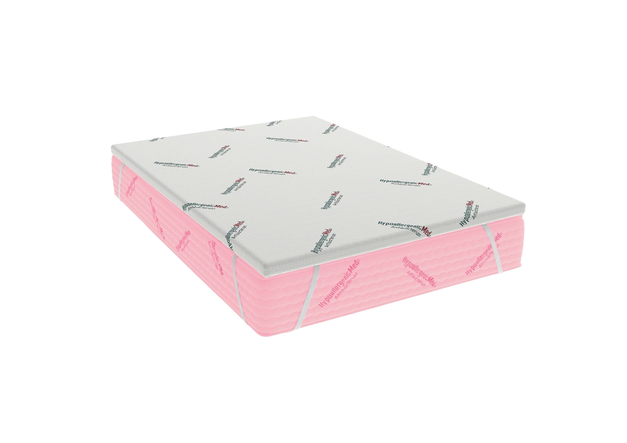 Topper_elastic_Hypo.jpg Topper HypoallergenicMed Antibacteria, 120x200x7, cu elastic, husa detasabila, lavabila si certificata Ultra-Fresh Antibacterial™ - imagine 1