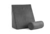 Perna Relax TV 60x68x30cm, ortopedica pentru citit, antireflux, cu husa detasabila, confortabila si rezistenta la spalari multiple la 40 grade, Gri - imagine 2