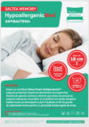 Saltea cu memorie Somnart Memory HypoallergenicMed Antibacteria 90x200, inaltime 18 cm, antibacterii, husa 3D detasabila, fermitate medie - imagine 9