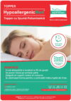 Topper HypoallergenicMed Somnart, cu husa bumbac 100%, detasabila, spalare la 90°C, 90x200 cm - imagine 4