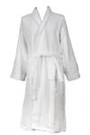 Halat de baie alb hotel Somnart unisex 100% bumbac, 500gsm, marimea XXL - imagine 3