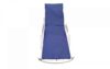 Saltea cu spuma poliuretanica Somnart 50x190, inaltime 4.5 cm, pentru ?ezlong, doua segmente, husa impermeabila, culoare bleumarin - imagine 2