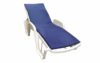 Saltea cu spuma poliuretanica Somnart 50x190, inaltime 4.5 cm, pentru ?ezlong, doua segmente, husa impermeabila, culoare bleumarin