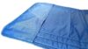 Saltea cu interior vatelina Somnart 60x190, inaltime 1 cm, pentru ?ezlong, doua segmente, husa impermeabila, culoare albastru - imagine 3