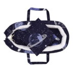 Baby Nest Somnart: Cosulet bebelusi + Salteluta 42x84x2 cm + Paturica 70x70 cm model Cosmos