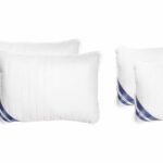 Set 4 Perne Somnart Policotton, 2 perne 50x70, 2 perne 40x40, alb