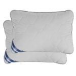 Set 2 Perne bumbac Somnart Bella 50x70 cm, gri