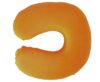 Perna calatorie SOMNART din spuma Memory cul PORTOCALIU dimensiune 32x32x8 - imagine 2